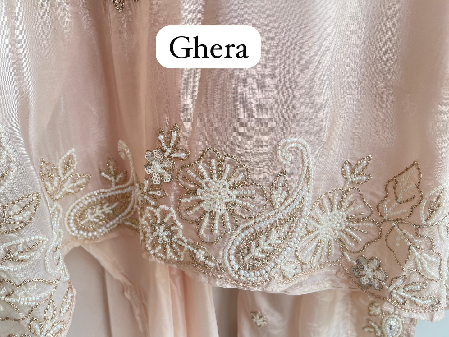 Satin crape unstitched ladies suit Rc17903