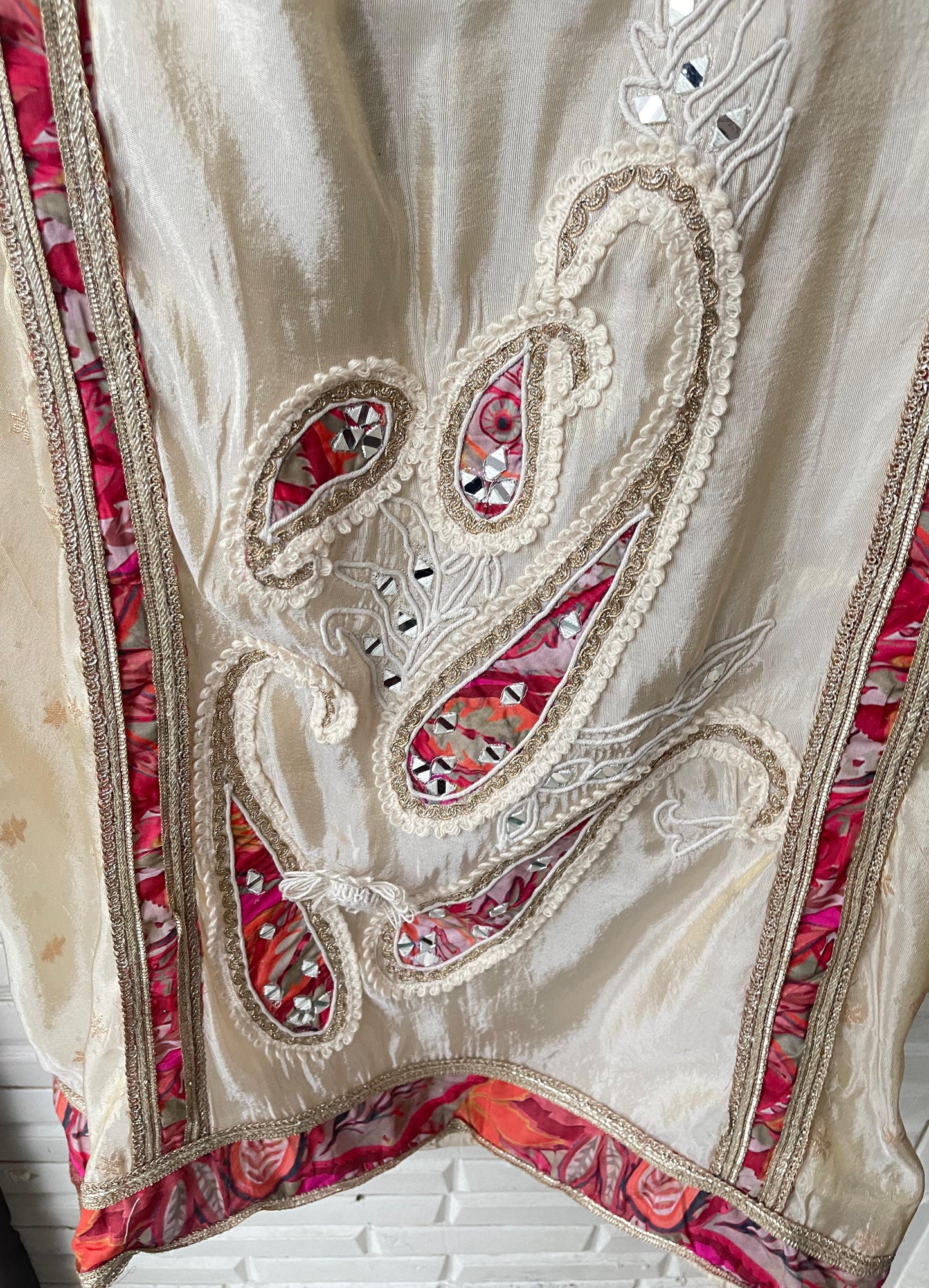Banarasi shimmer silk unstitched ladies suit Rc17671(a)