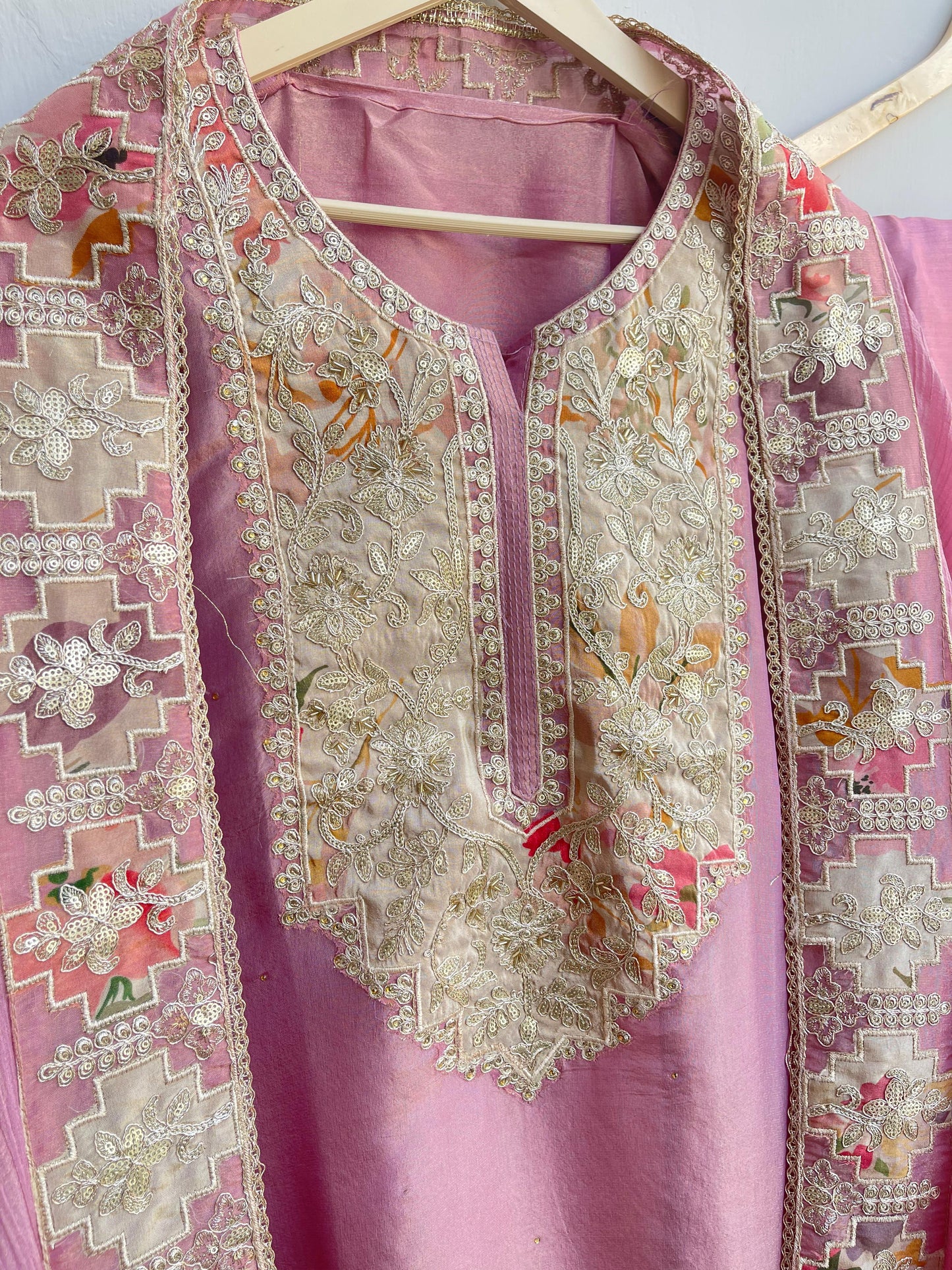 Shimmer silk unstitched ladies suit Rc17908 (b)