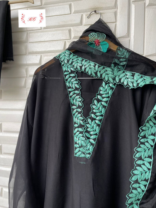 Organza Unstitched Ladies Suit Rc 13994