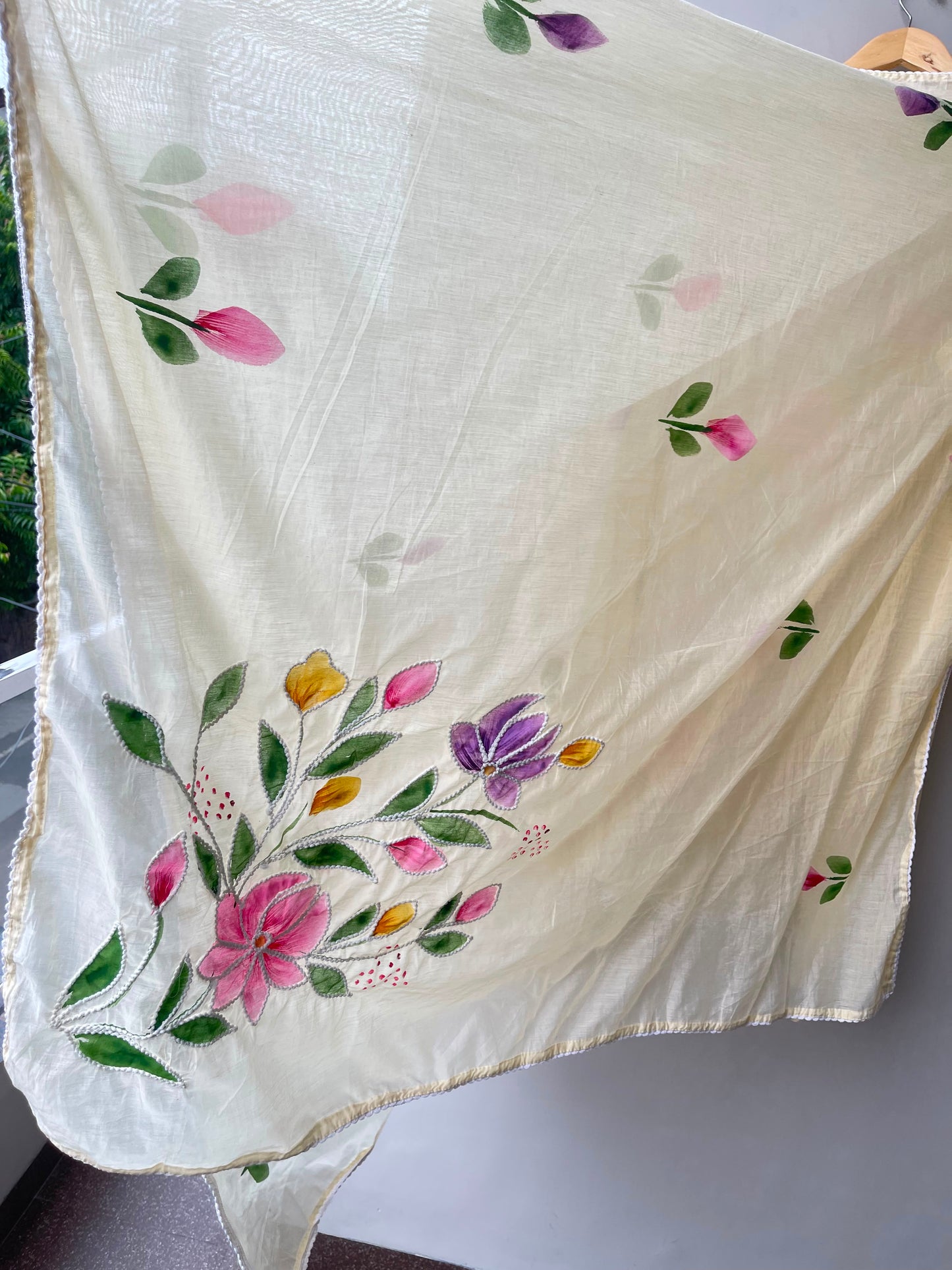 Mul chanderi unstitched ladies suit Rc19120