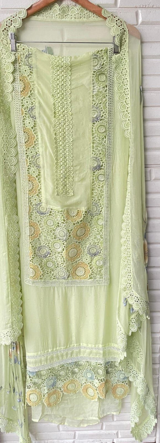 Organza Unstitched Ladies Suit Rc 17300(b)