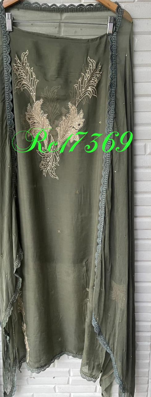 Organza Unstitched Ladies Suit Rc 17369(a)