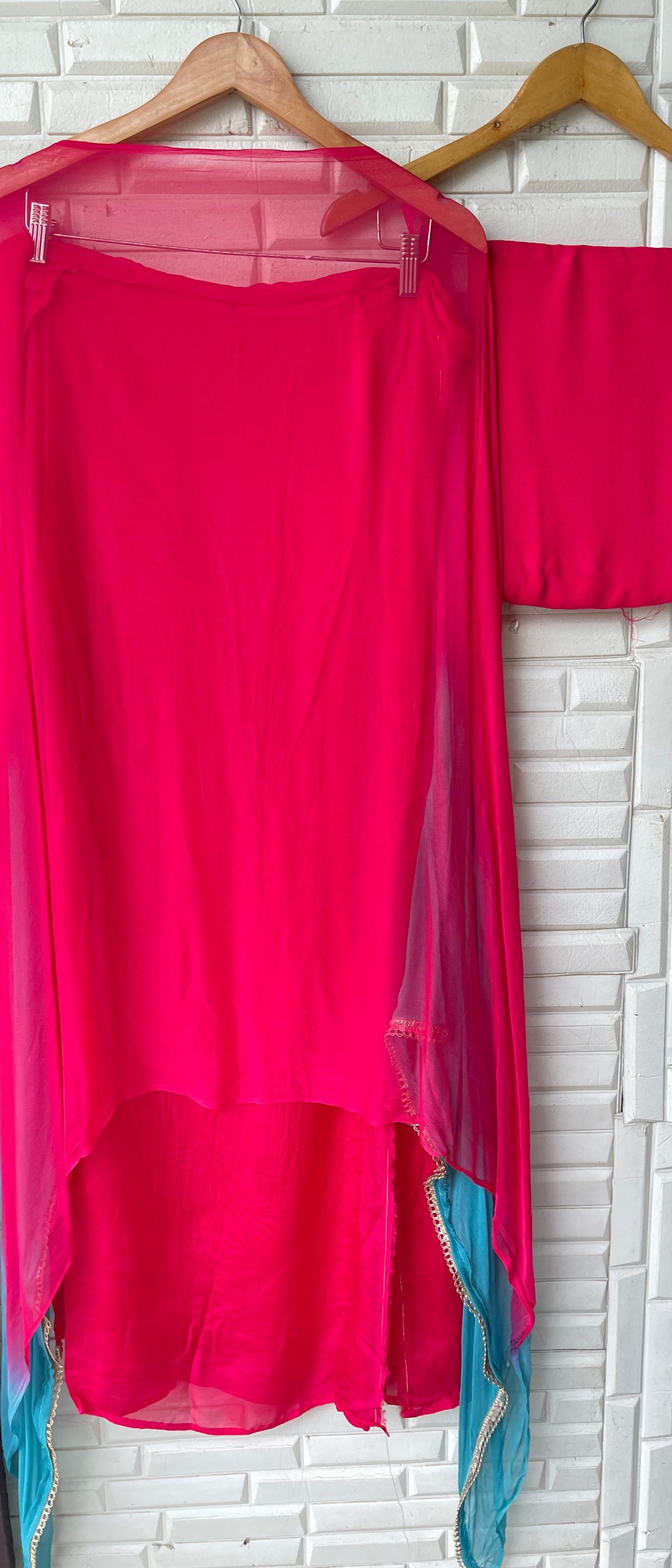 Glass organza unstitched ladies suit Rc17435 (c)