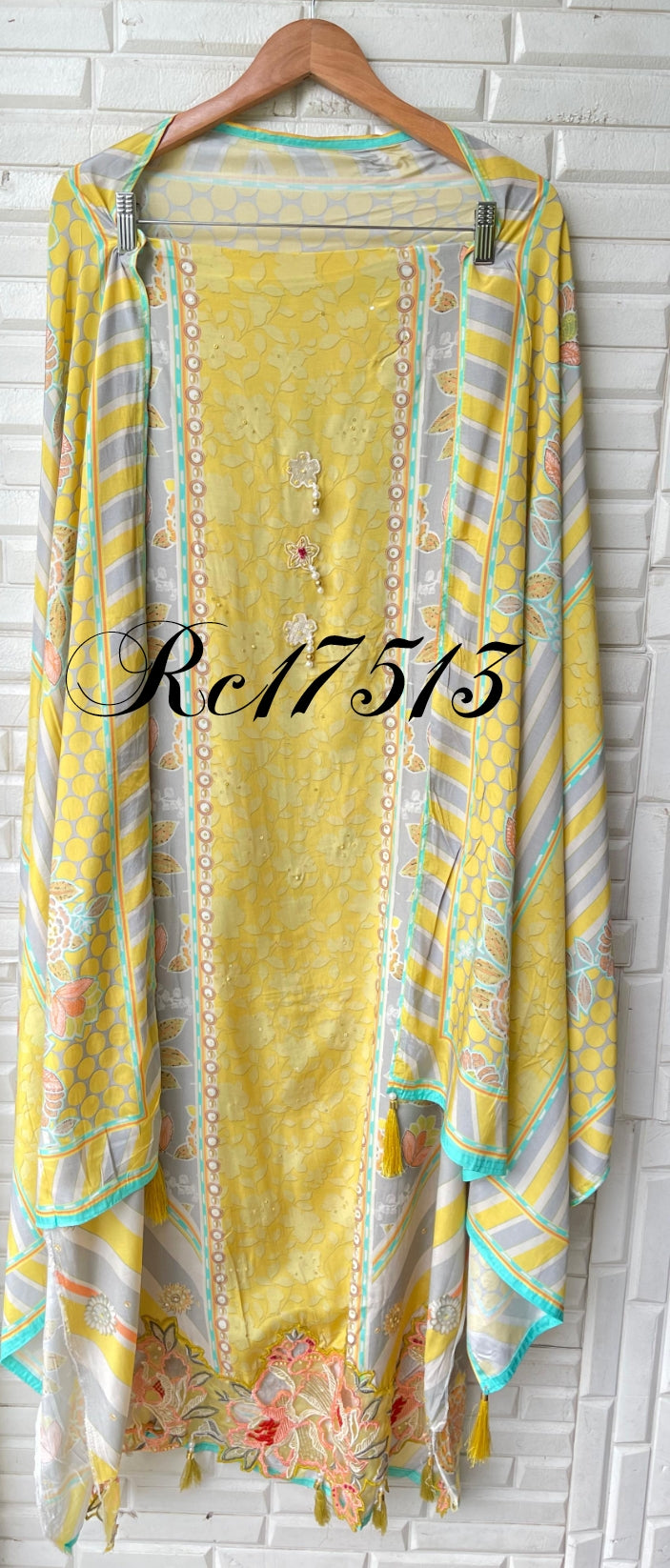 Muslin unstitched ladies suit Rc17513