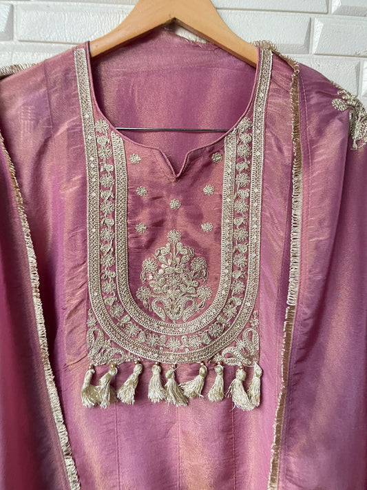 Shimmer silk unstitched ladies suit Rc17499 (a)