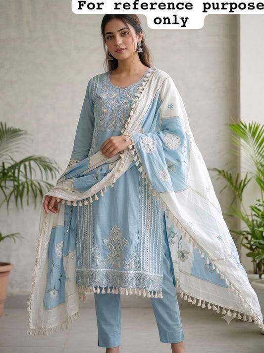 Mul chanderi unstitched ladies suit Rc19130 (b)