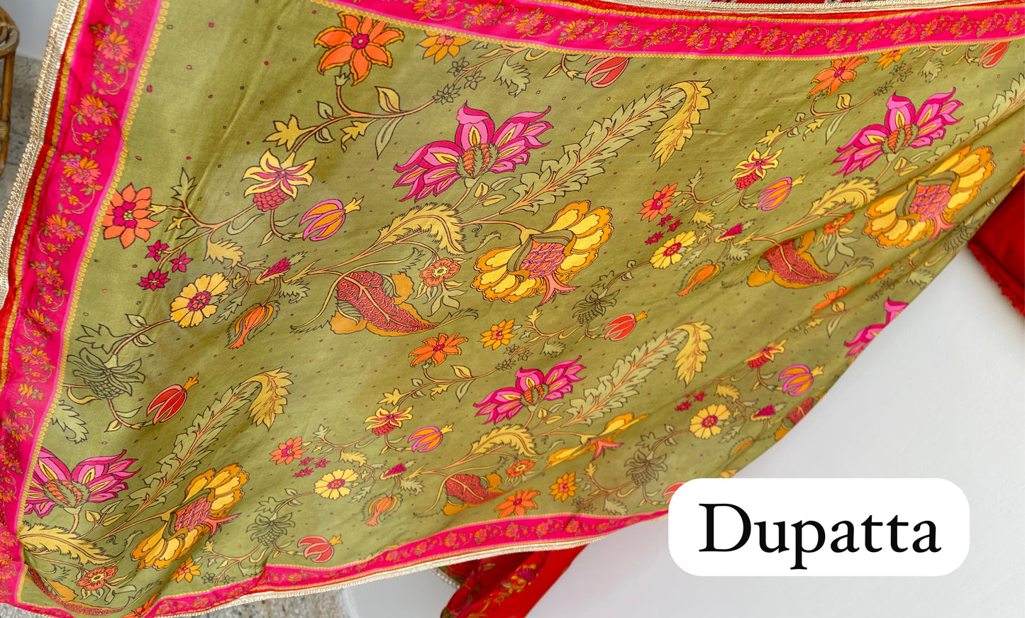 Satin crepe unstitched ladies suit Rc17934 (a)