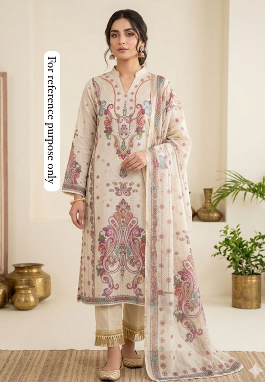 Soft banarasi kota doriya unstitched ladies suit Rc18530