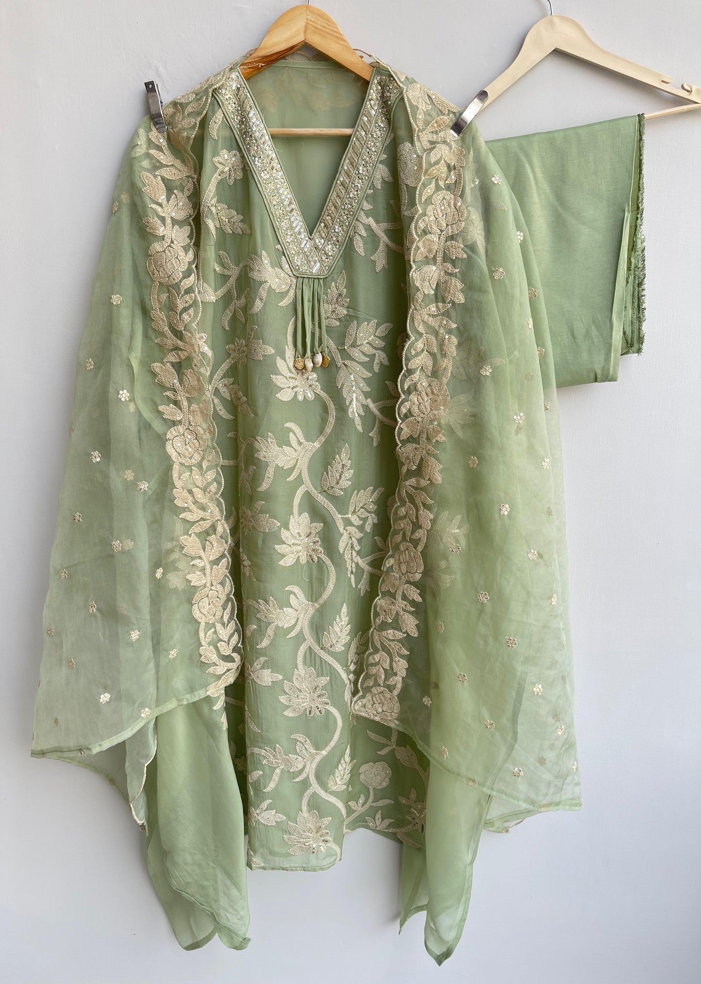 Organza unstitched ladies suit Rc17936 (b)