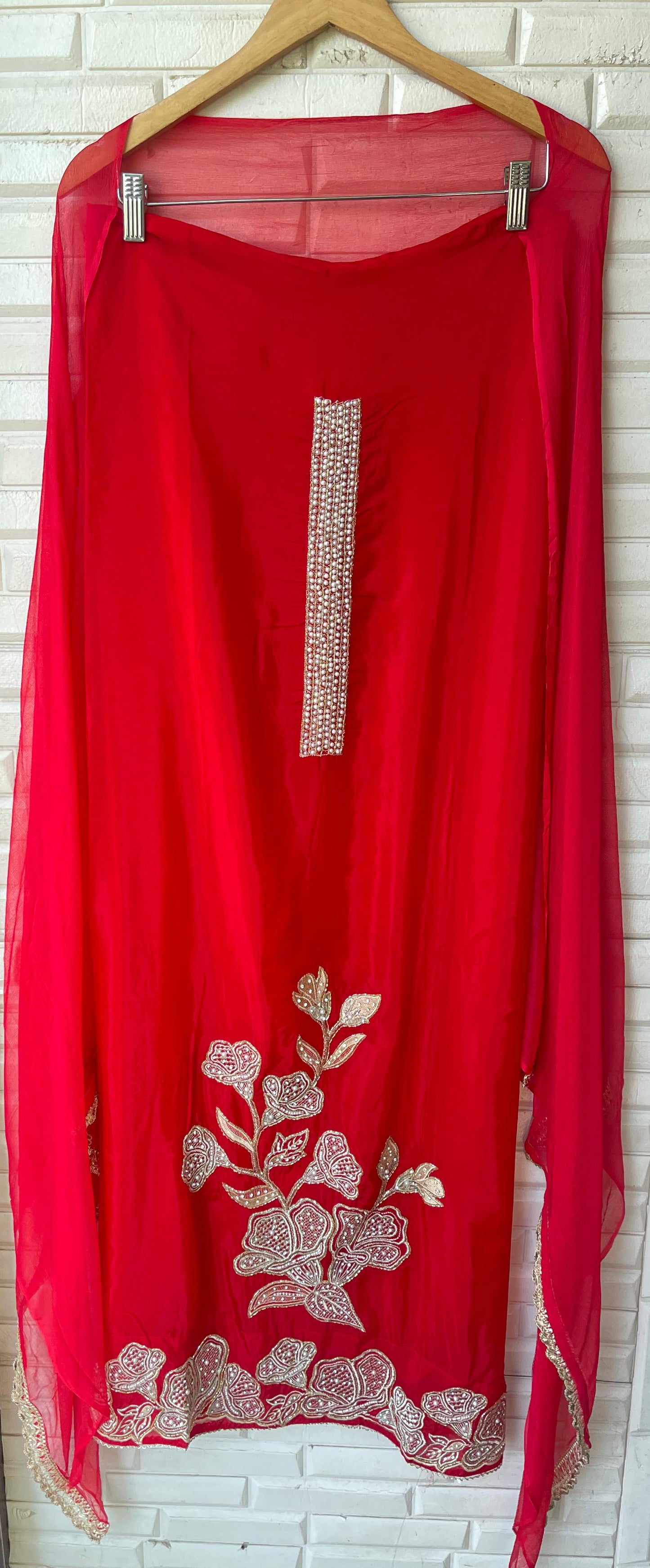 Organza unstitched ladies suit Rc17821 (b)