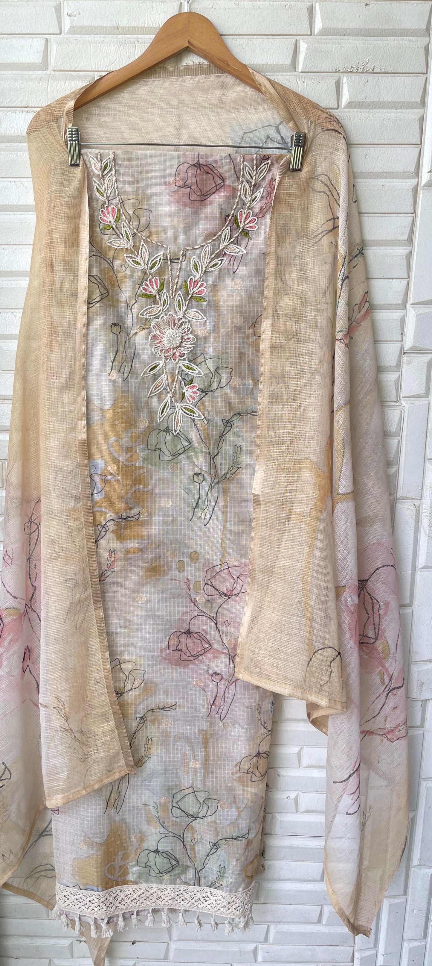 Kota doriya unstitched ladies suit Rc17425