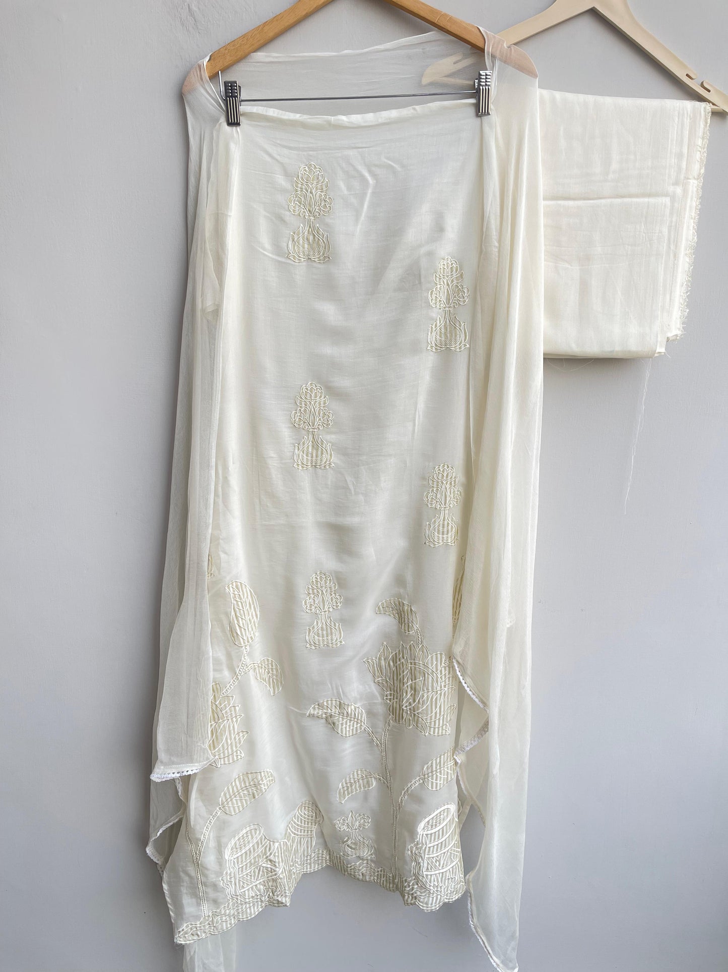 Organza unstitched ladies suit Rc18524