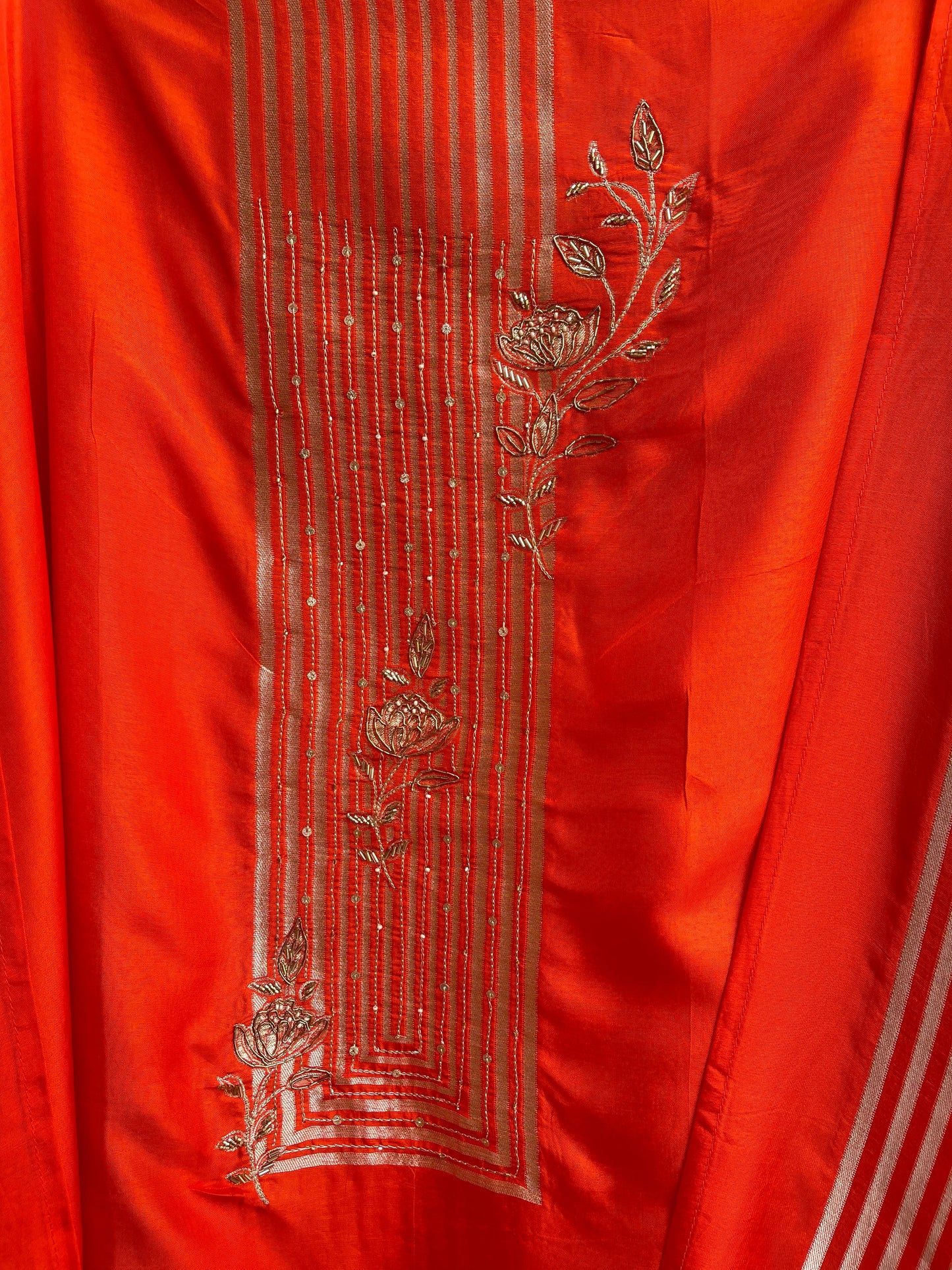 Banarasi tassar silk unstitched ladies suit Rc17905 (b)