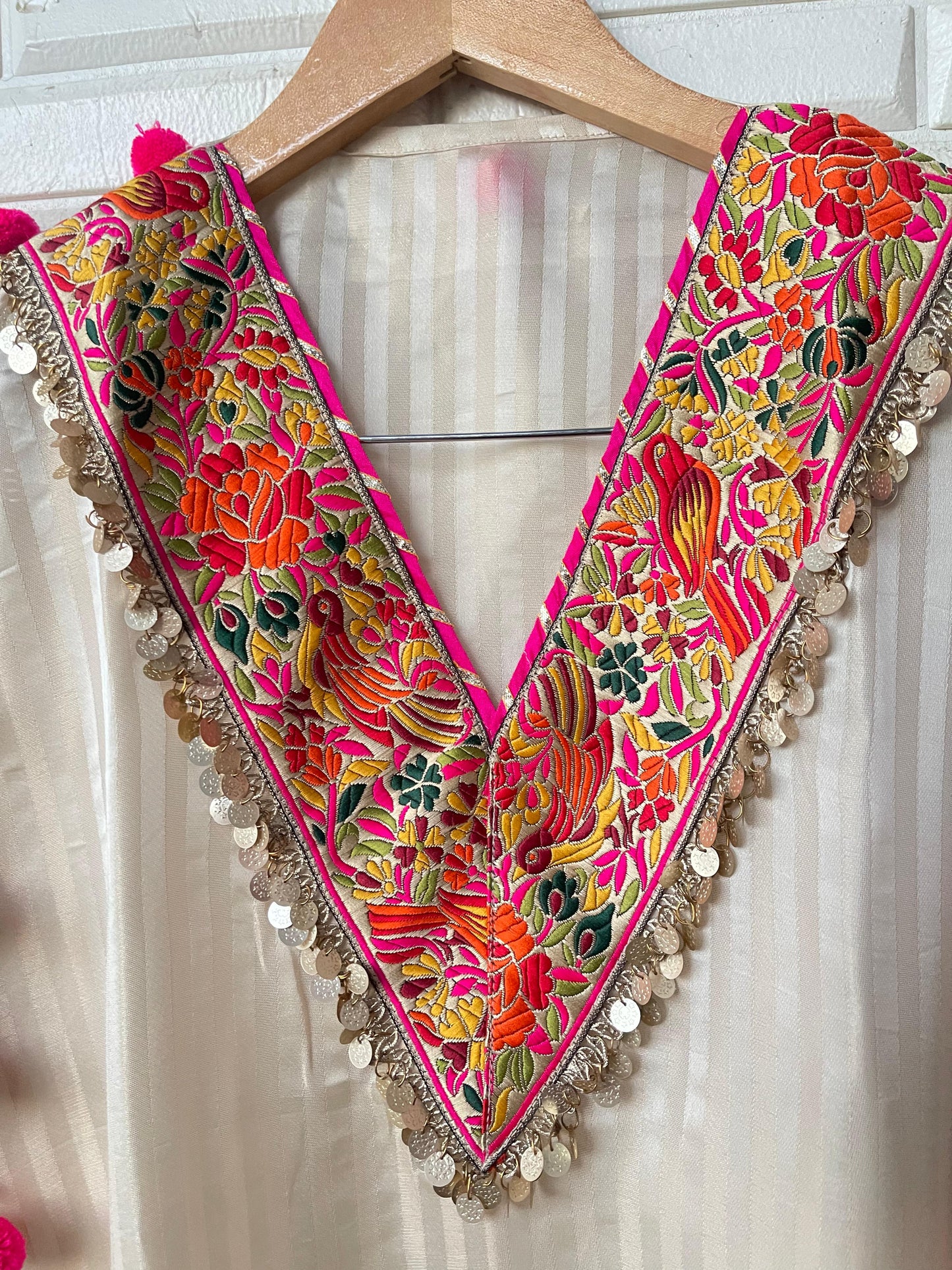 Banarasi shimmer organza silk unstitched ladies suit Rc17815