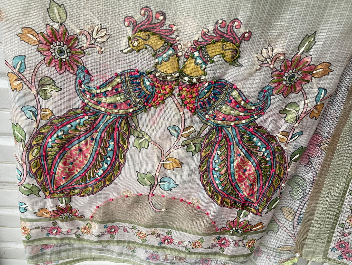 Banarasi kota doriya unstitched ladies suit Rc17456 (a)