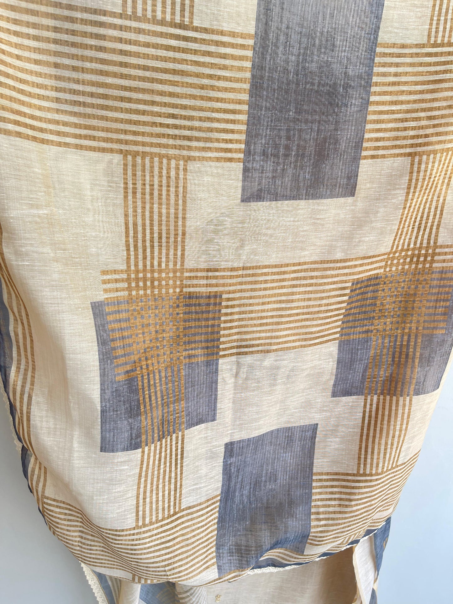 Soft linen unstitched ladies suit Rc18455