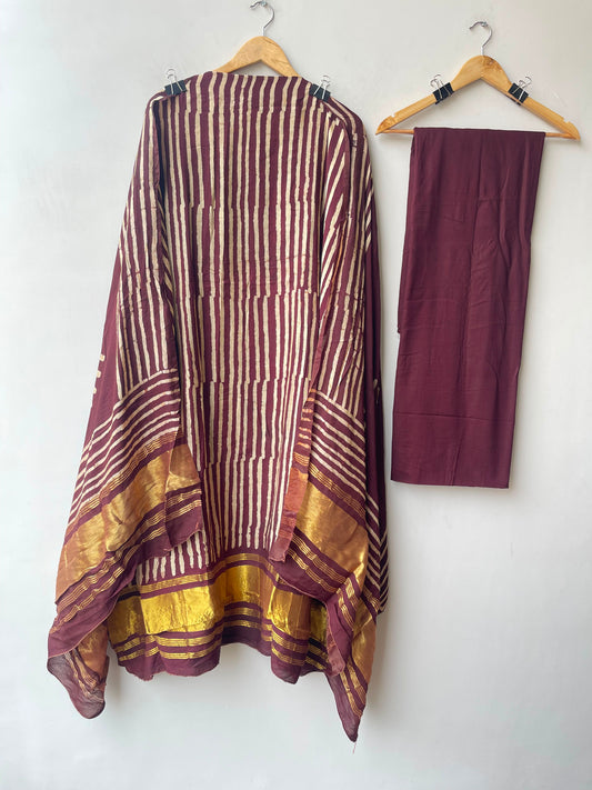 Cotton Chanderi Printed Unstitched Ladies Suit RC-19265(B) - Royal Chic by Priti (photo 2)