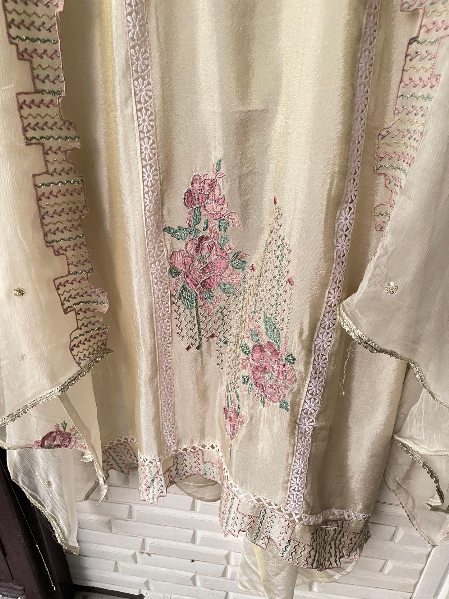 Shimmer Silk Unstitched Ladies Suit Rc 17306