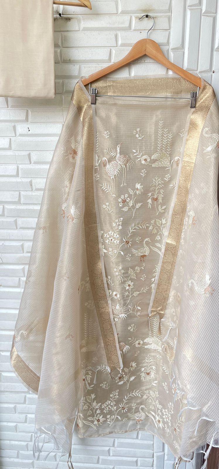 Kora silk unstitched ladies suit Rc16115