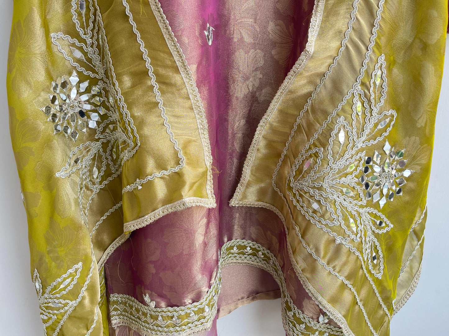 Self shimmer silk unstitched ladies suit Rc17923 (b)