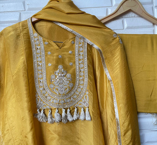 Shimmer silk unstitched ladies suit Rc17499 (b)