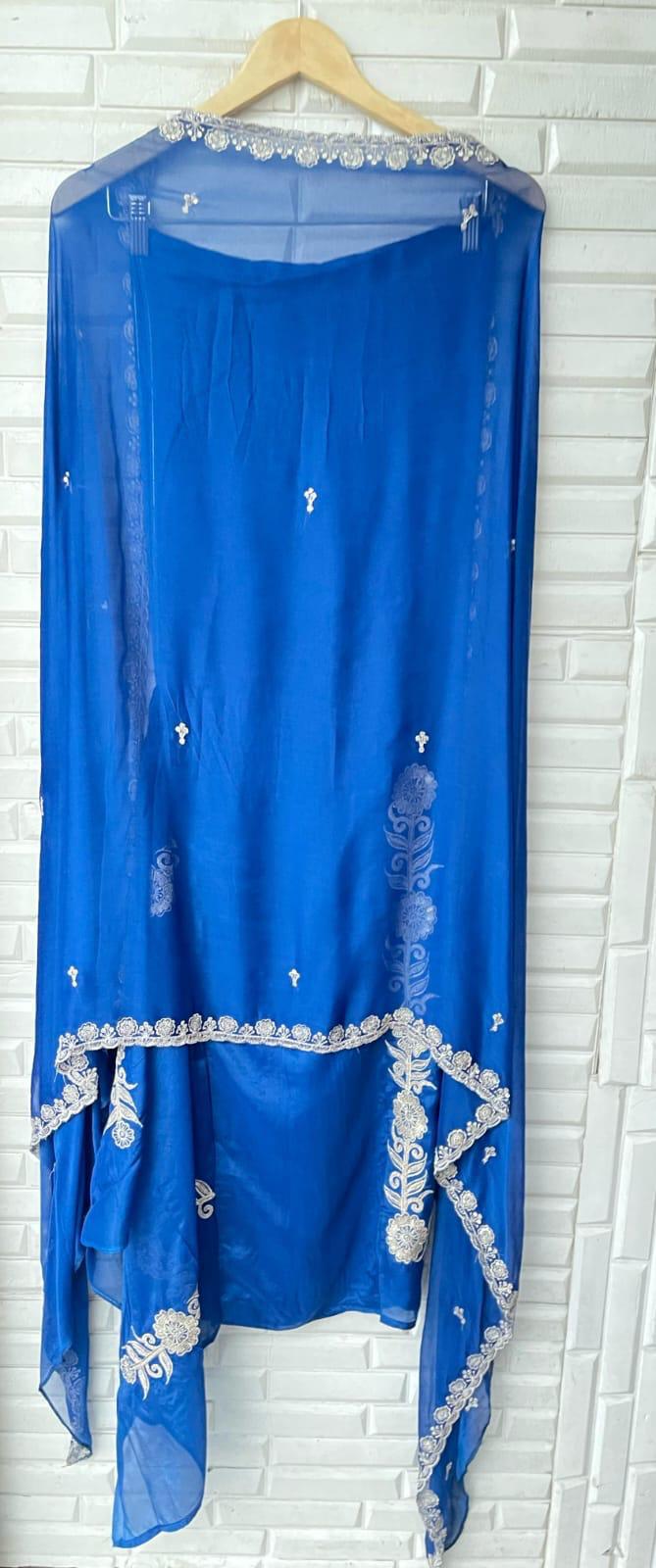 Silk Unstitched Ladies Suit Rc 16850