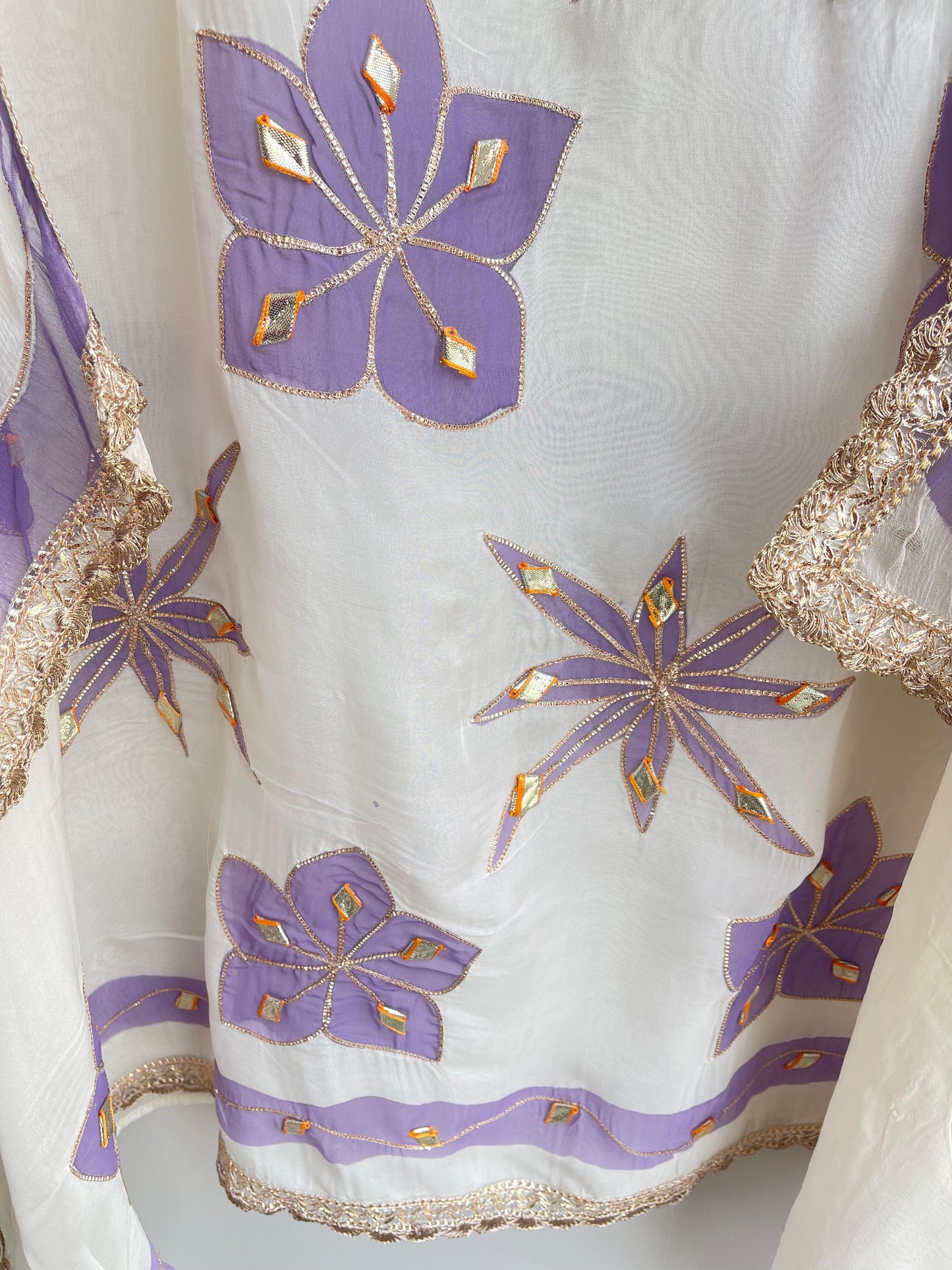 Organza unstitched ladies suit 17929 (b)