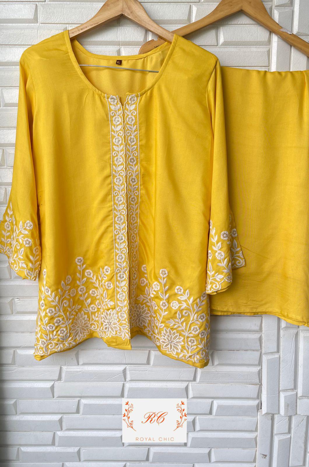 Muslin Ready to Wear Coord Set Rc11962