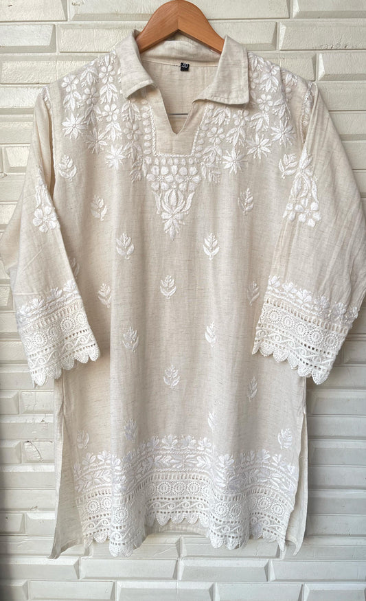 Self Linen Cotton Ready to Wear Rc 16538