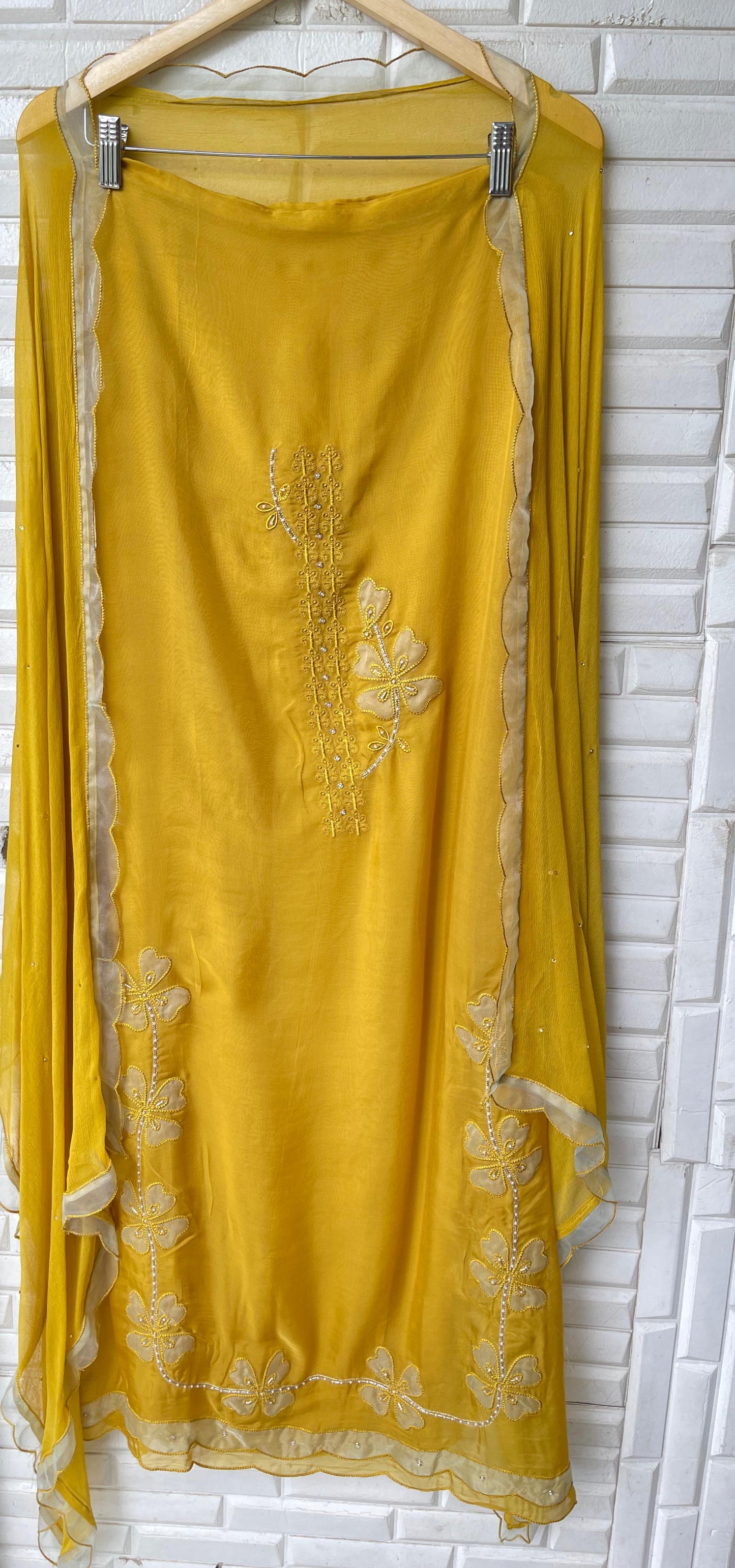 Organza unstitched ladies suit Rc17309