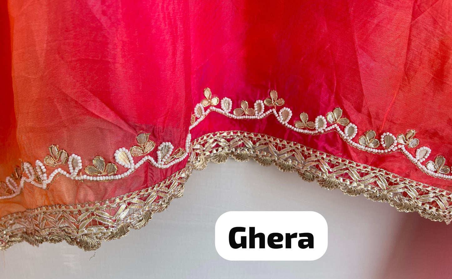 Organza shaded unstitched ladies suit Rc17889