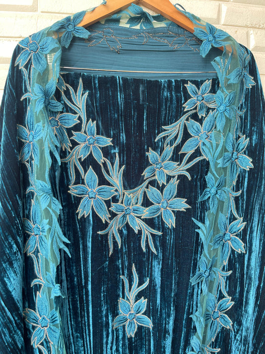 Crushed velvet unstitched ladies suit Rc17863 (c)