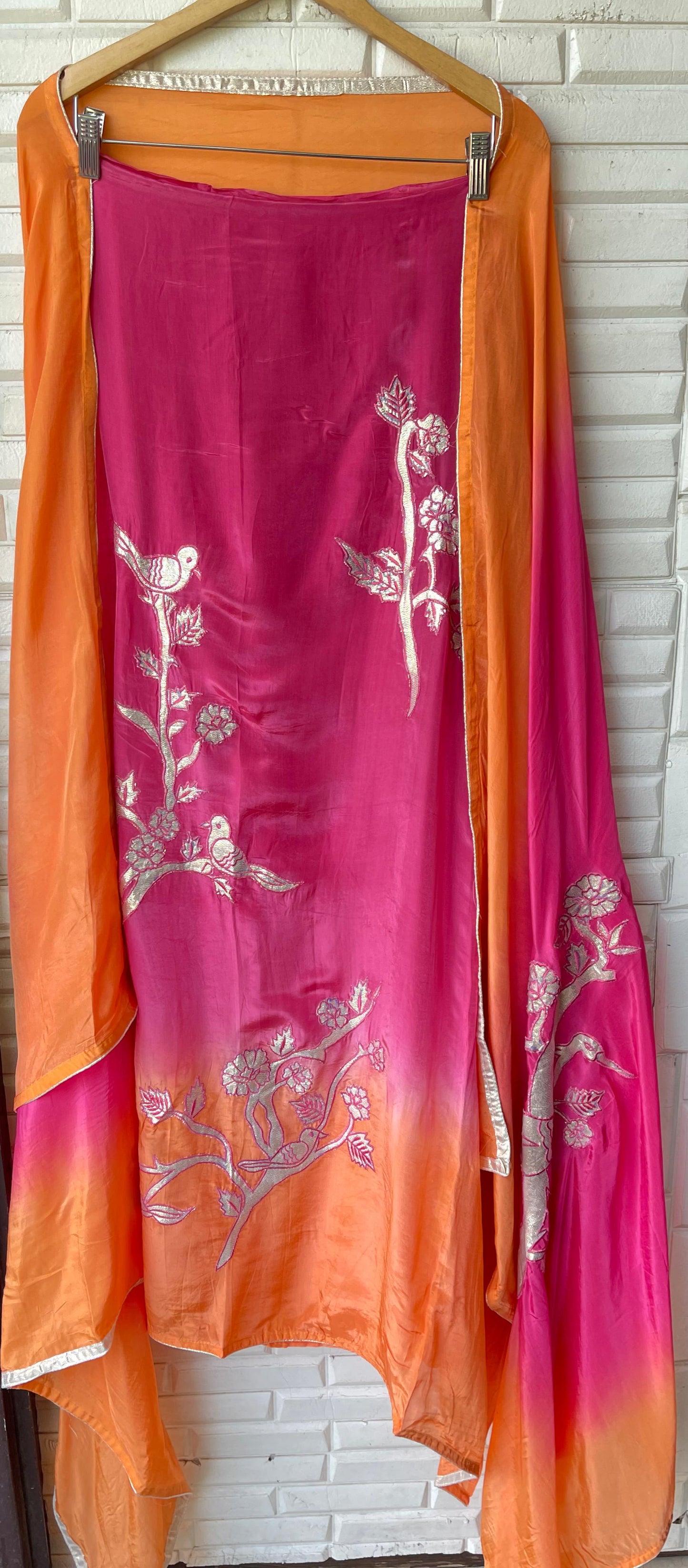 Shimmer silk unstitched ladies suit Rc17752