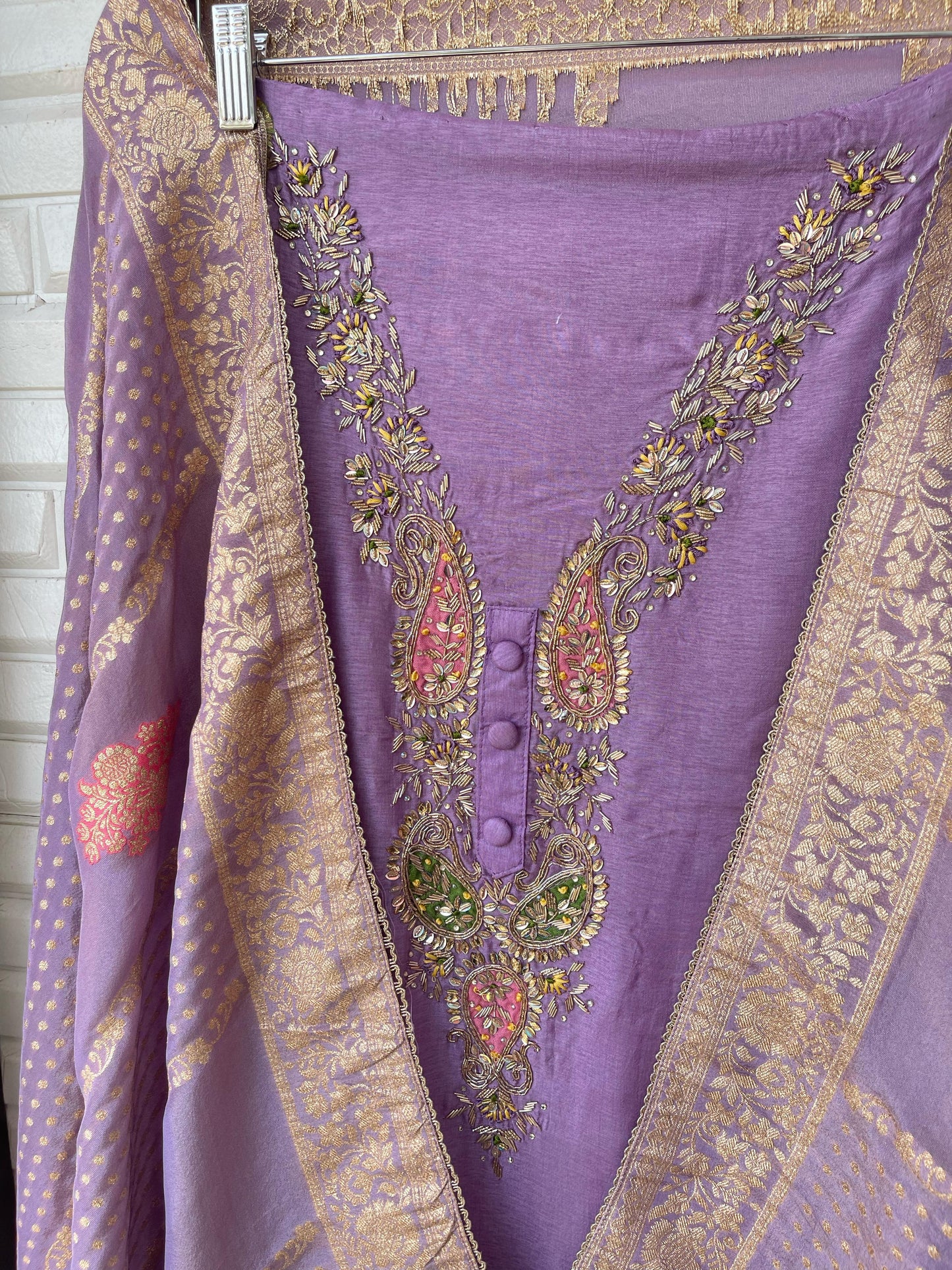 Silk unstitched ladies suit Rc16444 (b)