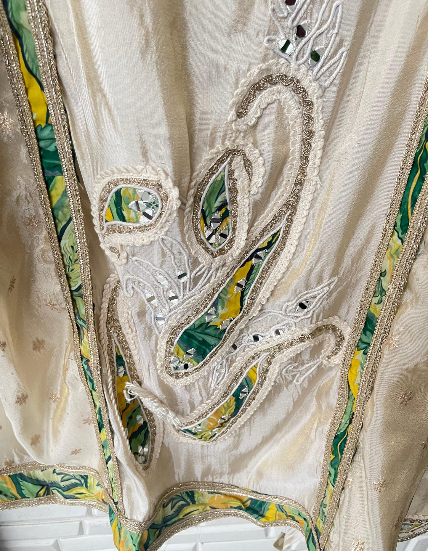 Banarasi shimmer silk unstitched ladies suit Rc17674(b)