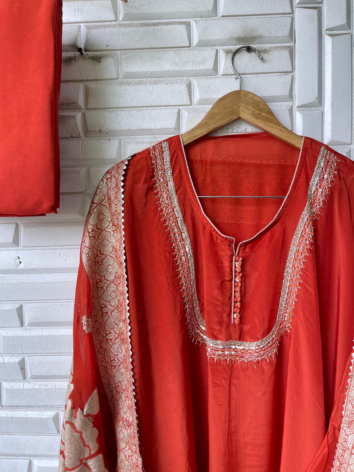 Organza unstitched ladies suit Rc17029