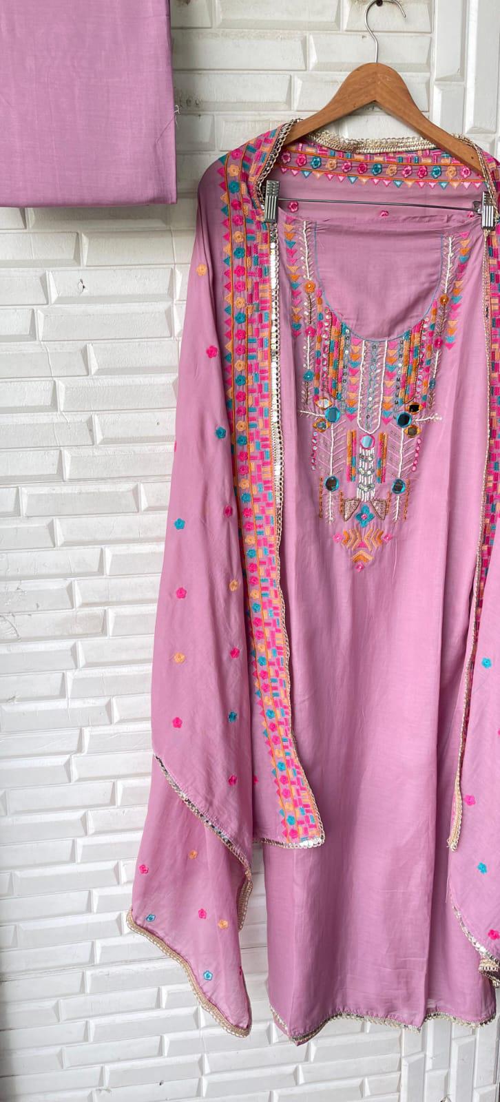 Mul cotton unstitched ladies suit Rc17140 (a)