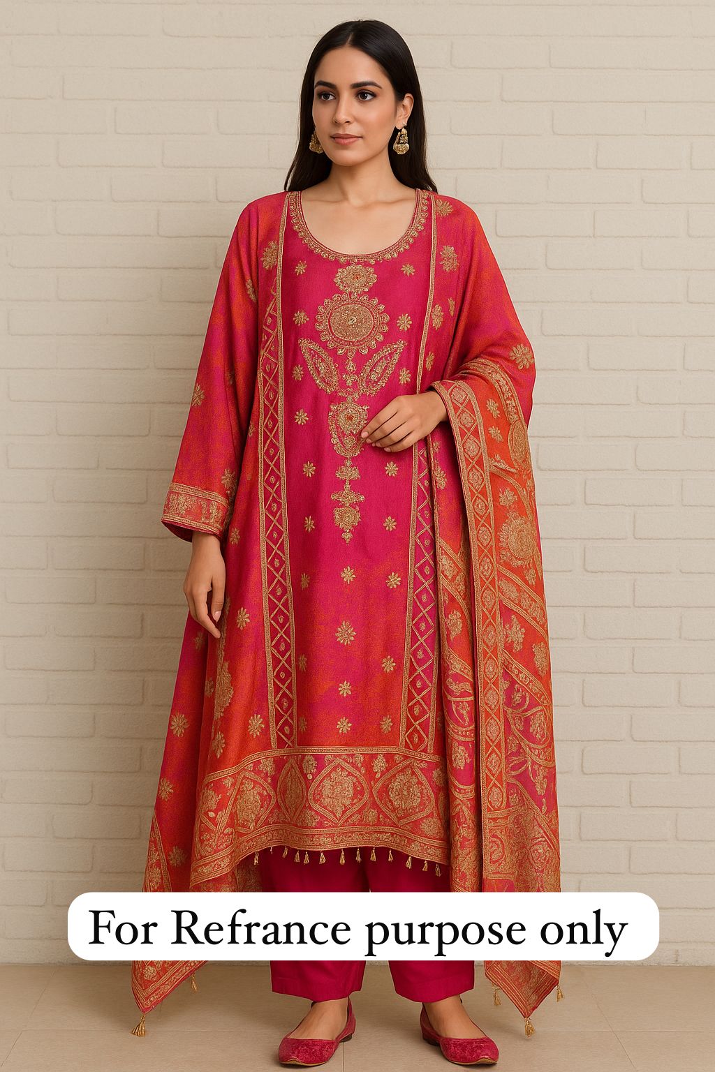 Shimmer silk unstitched ladies suit Rc17776