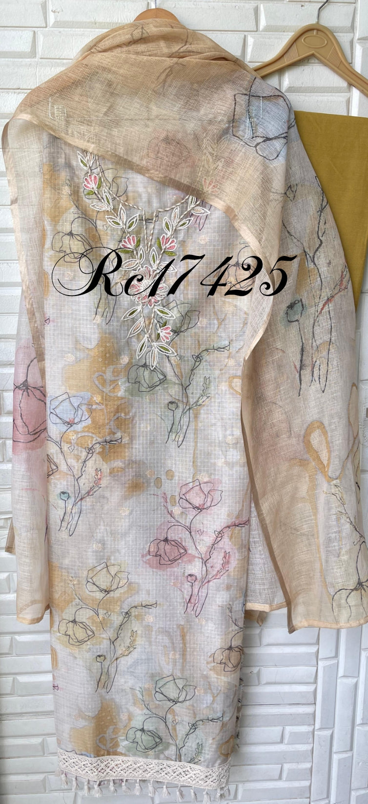 Kota doriya unstitched ladies suit Rc17425
