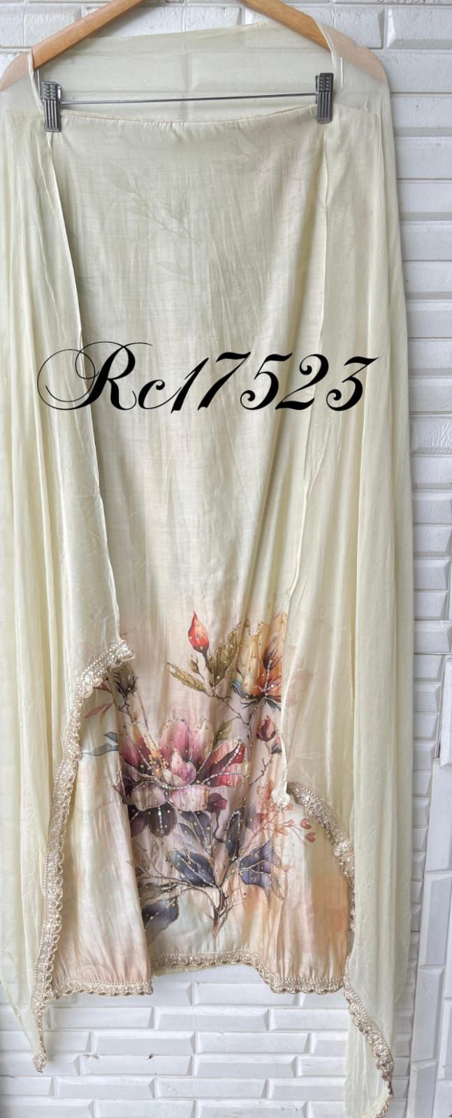 Muslin unstitched ladies suit Rc17523