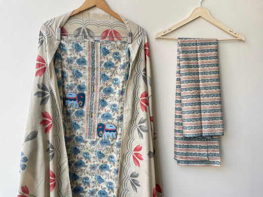 Cotton Printed Unstitched Ladies Suit RC-18668 (a) – view 2