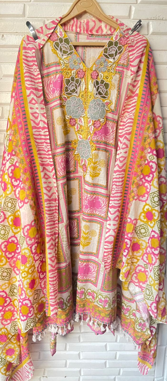 Cotton unstitched ladies suit Rc17532