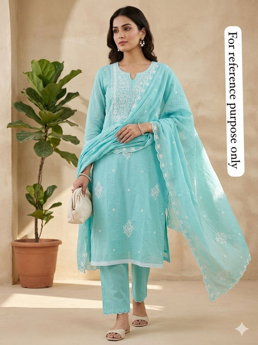 Mul cotton unstitched ladies suit Rc18935