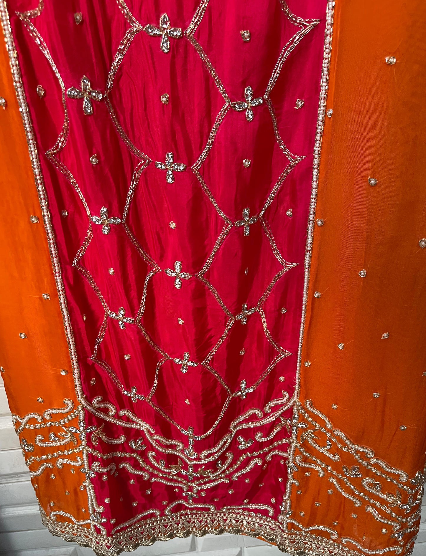 Organza unstitched ladies suit Rc17496