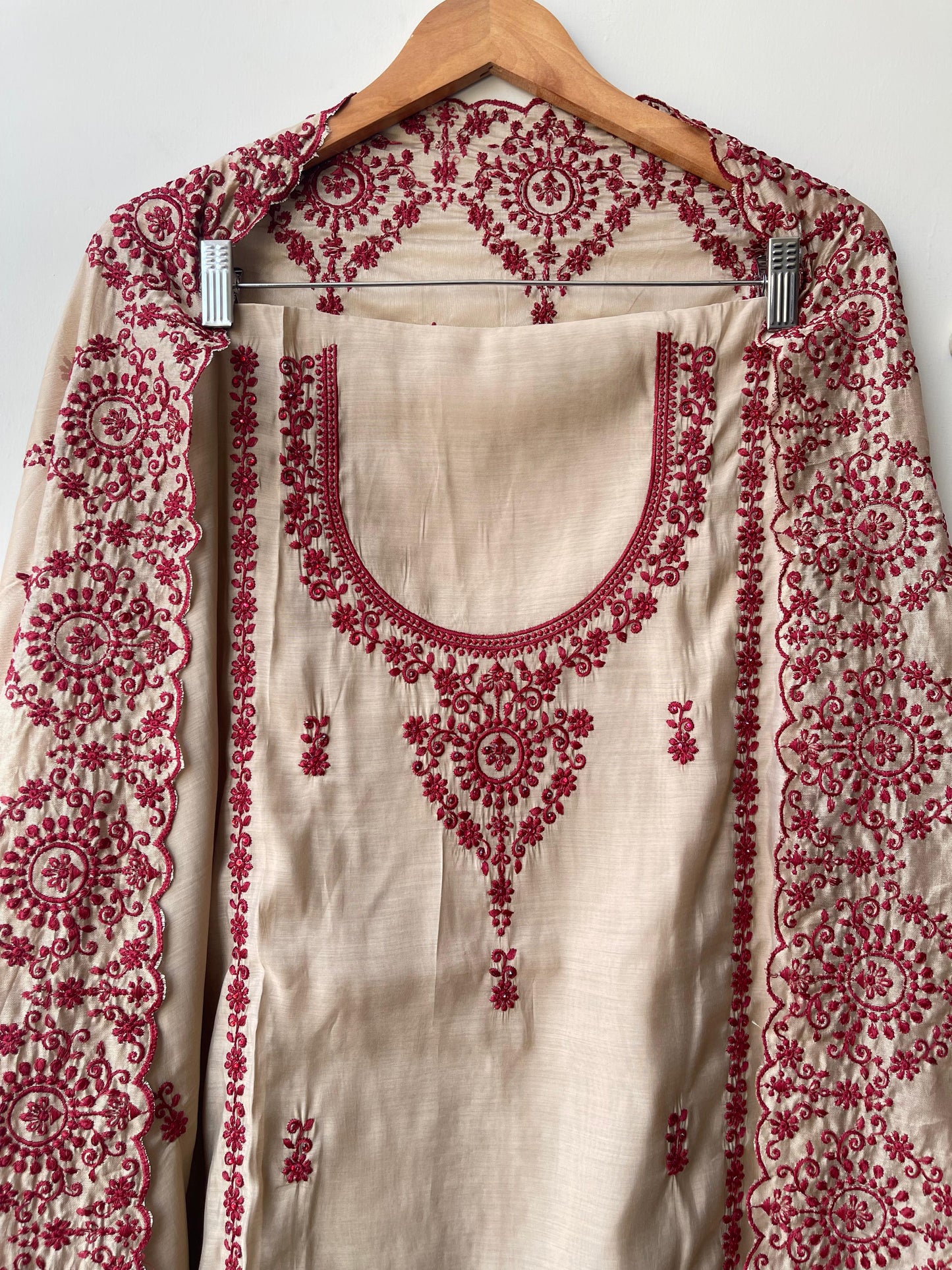 Mul Chanderi Unstitched Ladies Suit RC-18698 – view 7