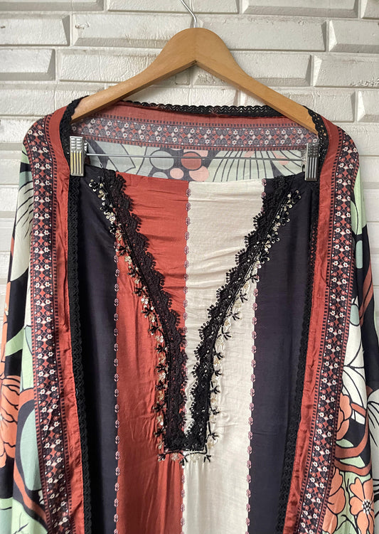 Muslin Unstitched Ladies Suit Rc 17307