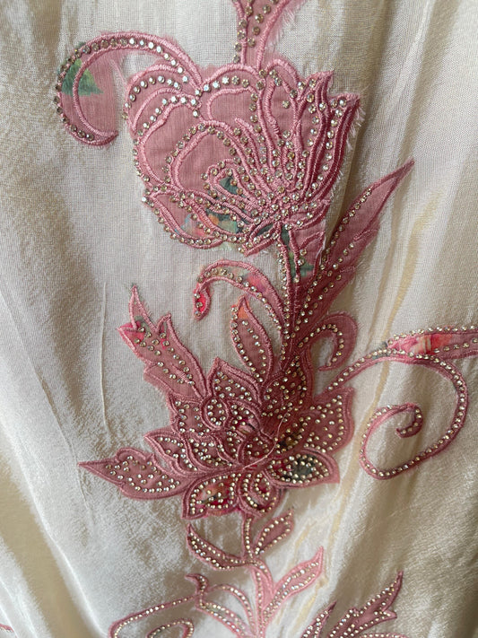 Shimmer silk unstitched ladies suit Rc17593