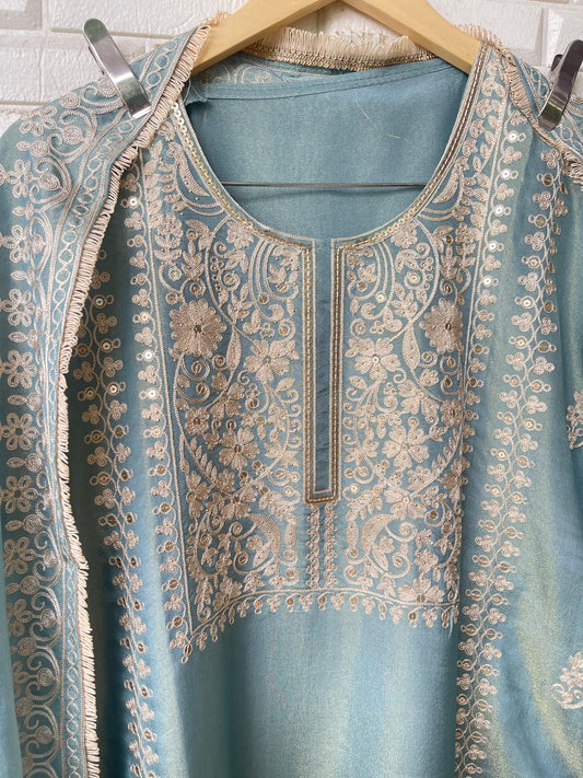 Shimmer silk unstitched ladies suit Rc17564 (c)