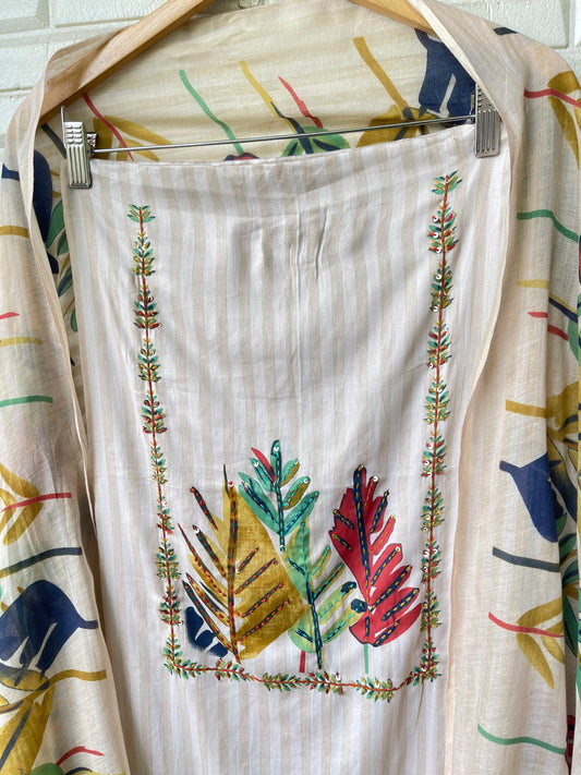 Cotton unstitched ladies suit Rc17289